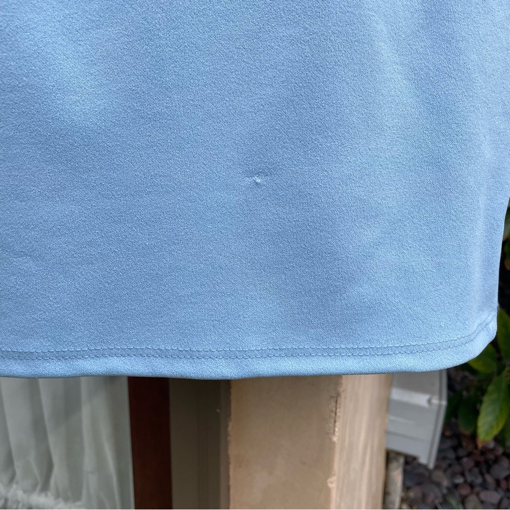 Windsor Wrapped in Stylish Blue Crepe Dress - Picture 6 of 7